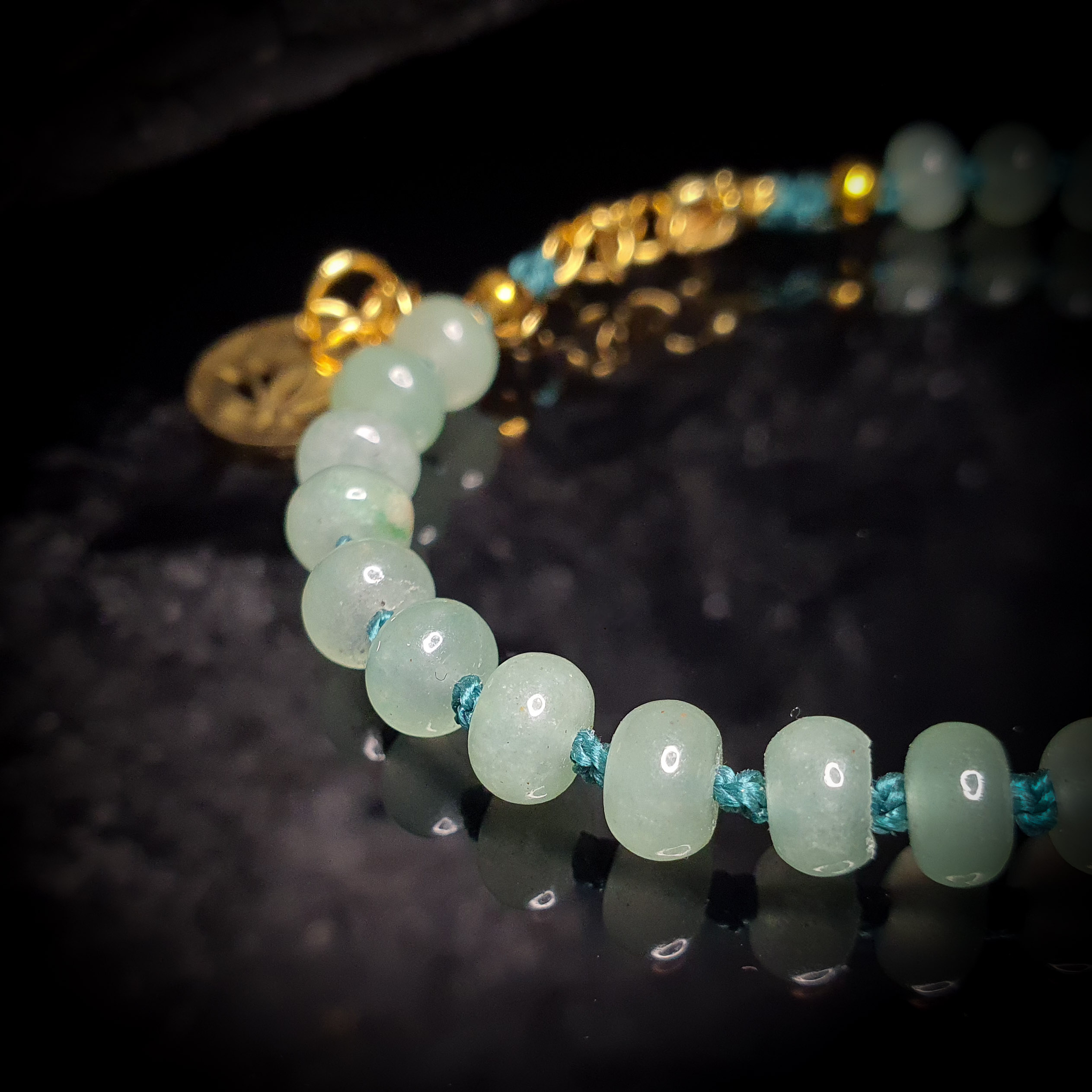 Bransoletka z zielonego Awenturynu