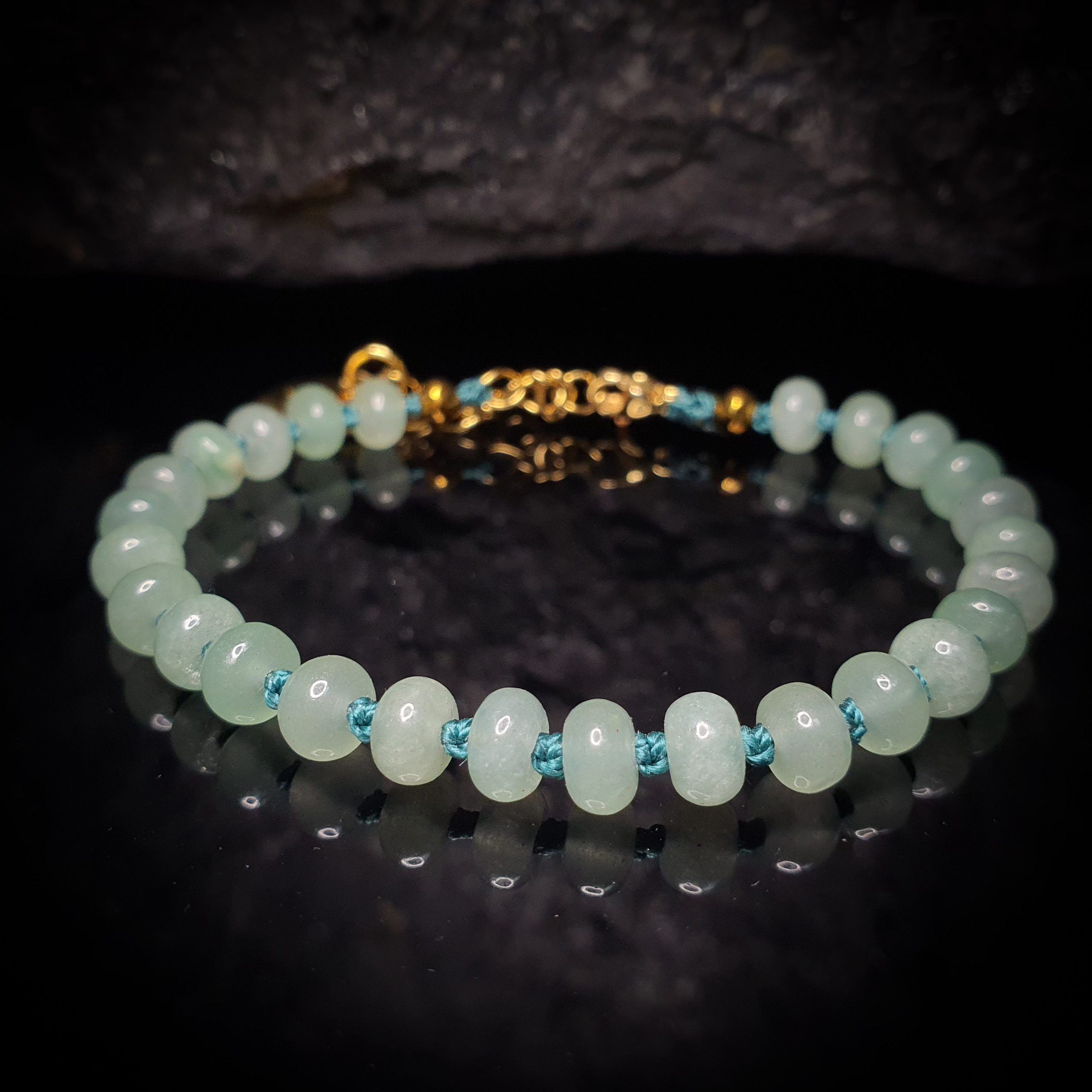 Bransoletka z zielonego Awenturynu