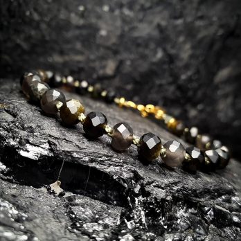 Bransoletka Obsydian