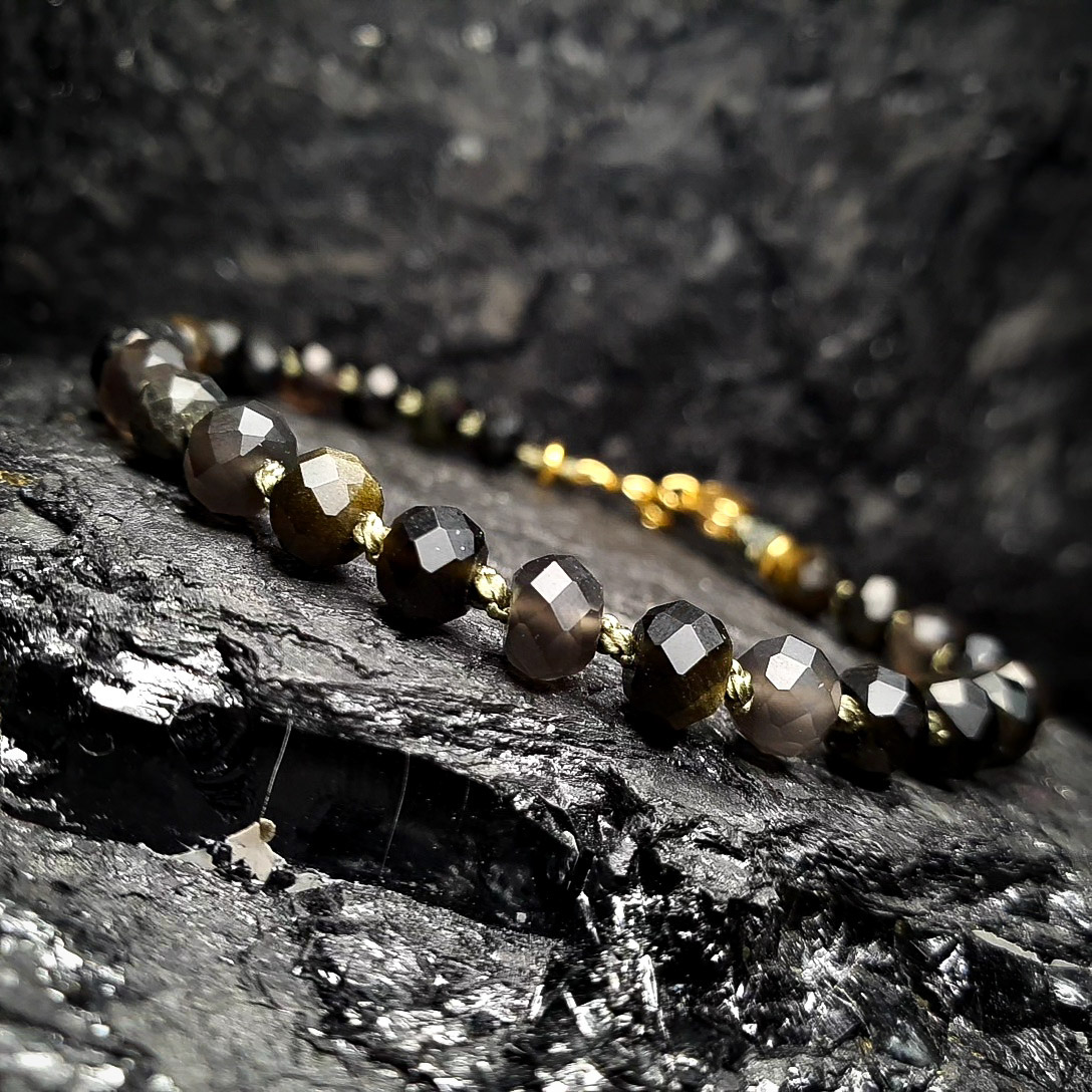 Bransoletka Obsydian