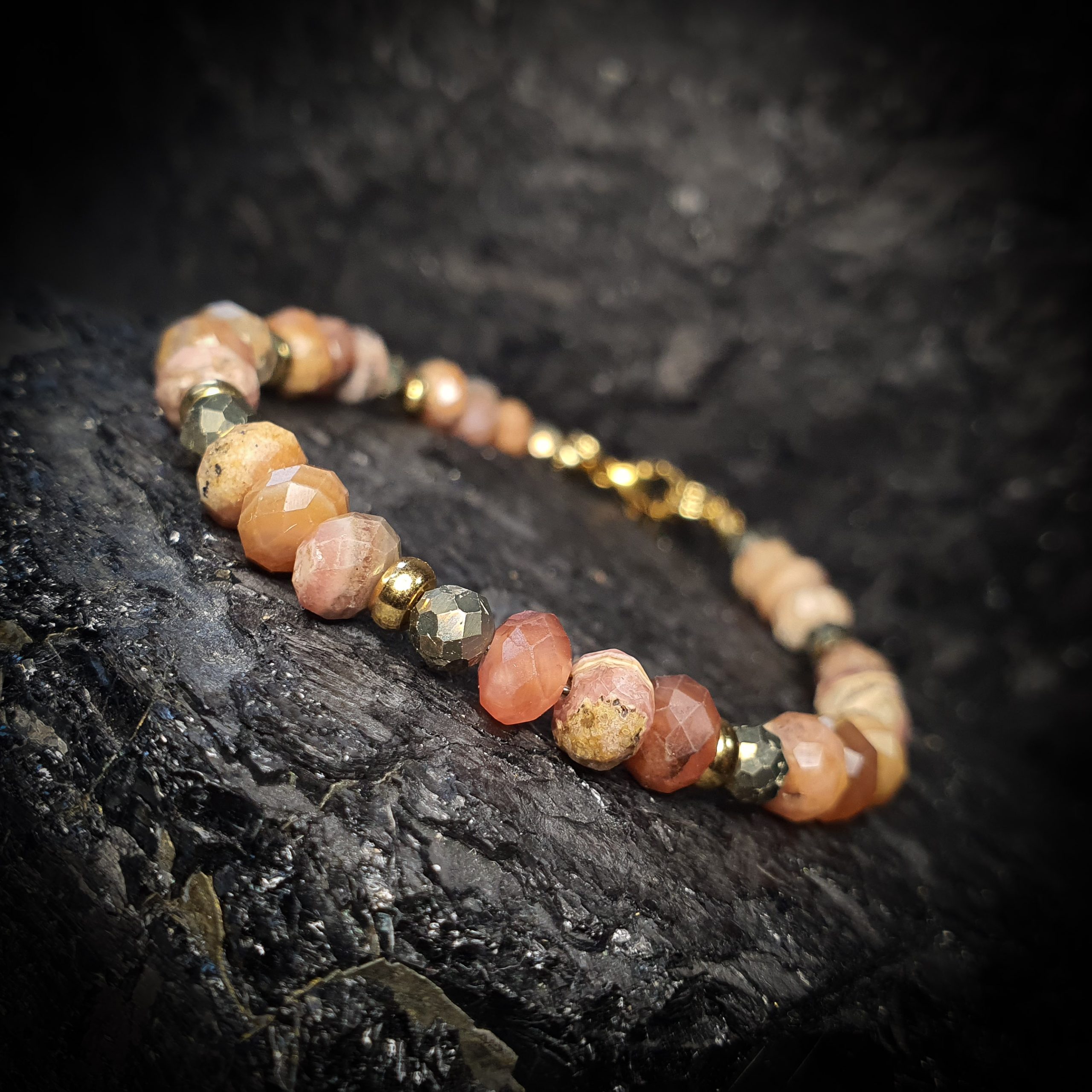 Bransoletka Rodochrozyt