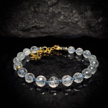 Bransoletka z kryształu górskiego