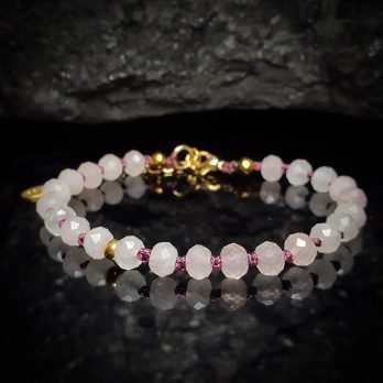 Bransoletka Kwarc Różowy