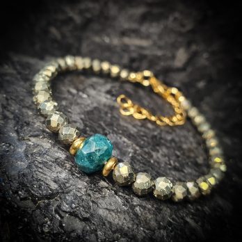 Bransoletka Piryt – Apatyt